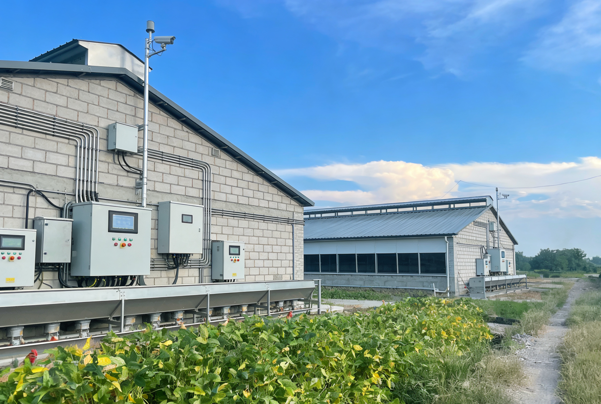 现代化养殖场外景